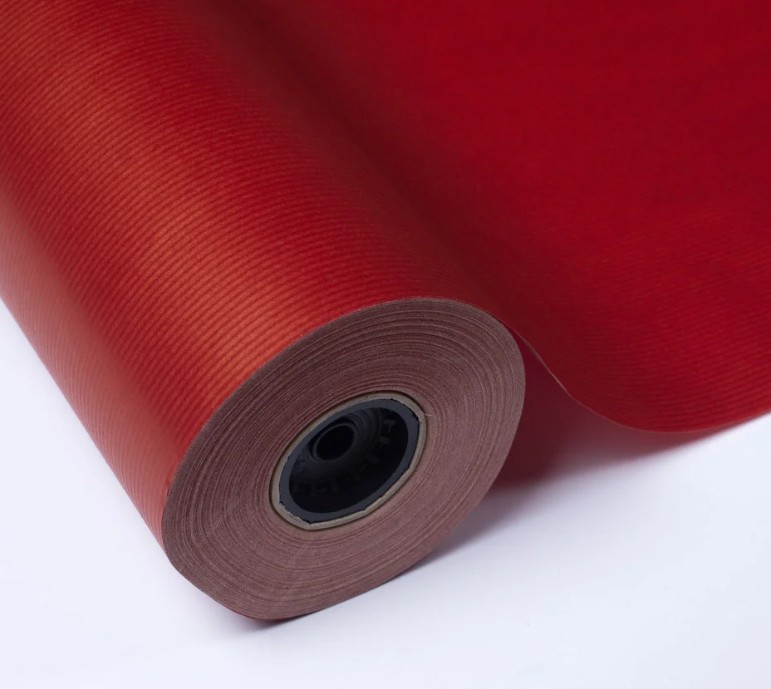 Bobina Kraft Rojo 70x50m