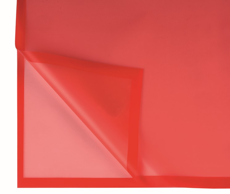 Hoja Celofan Rojo 58x58cm "T12"