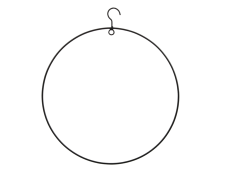 Aro Colgante Negro 30cm "T6"
