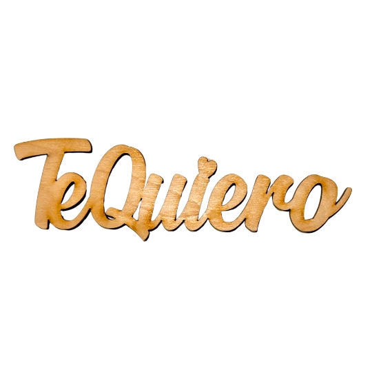 Letrero Te Quiero 20x7.8Hcm "T5"