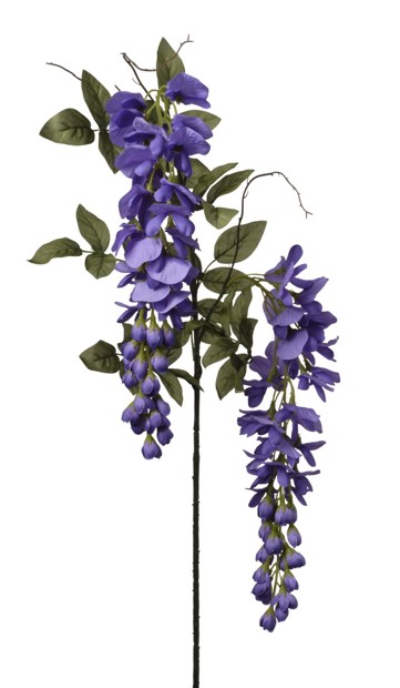 Rama Artificial Glicinia Violeta 75cm