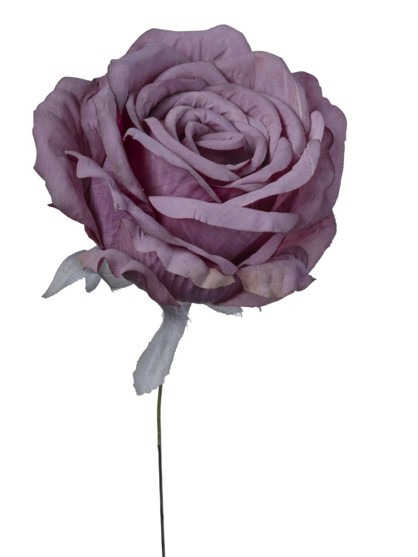 Rosa Artificial Morado "T12" 11x19cm