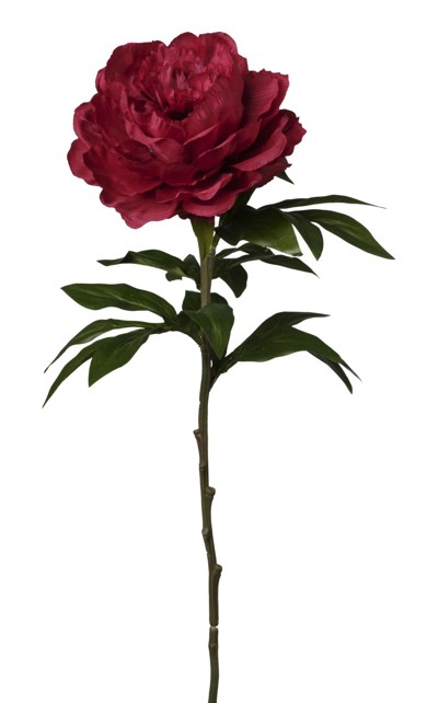 Peonia Artificial Rojo 60cm