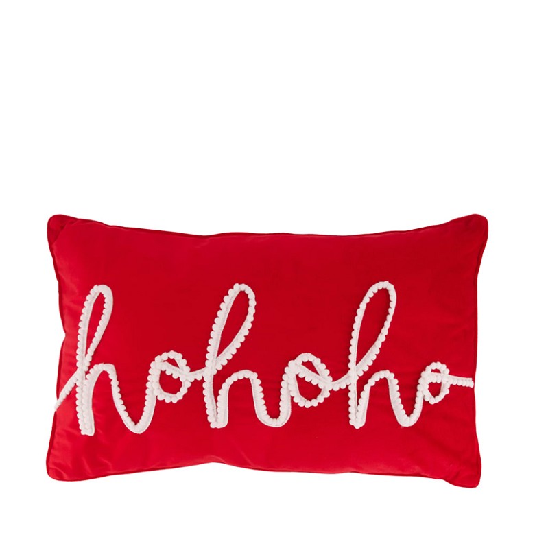 Cojin Ho ho ho 30x50x8Hcm