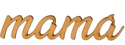 Letrero Mama 9x2Hcm "T5"