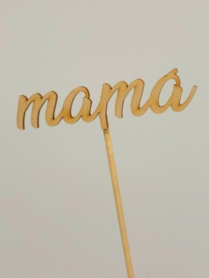 Pick Letrero Mama 15x3Hcm "T10"