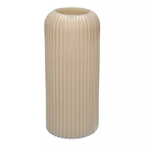 Jarron Nora Opak Crema Ø6/8.7x20Hcm