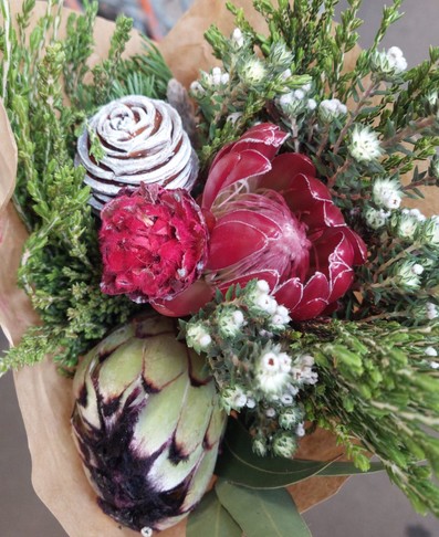 Safari Buquet 2 proteas Mix 40cm (7 Dias - 2)