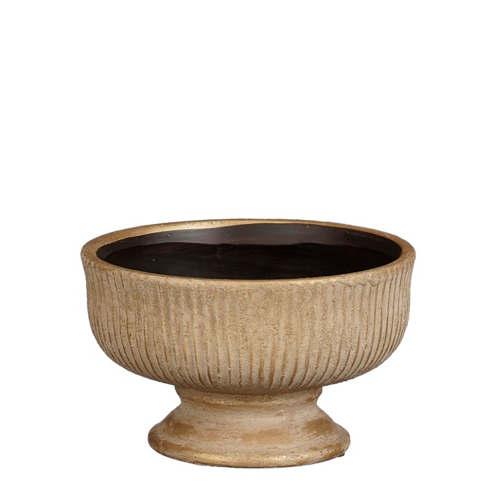 Copa Reina Beige �17x12Hcm