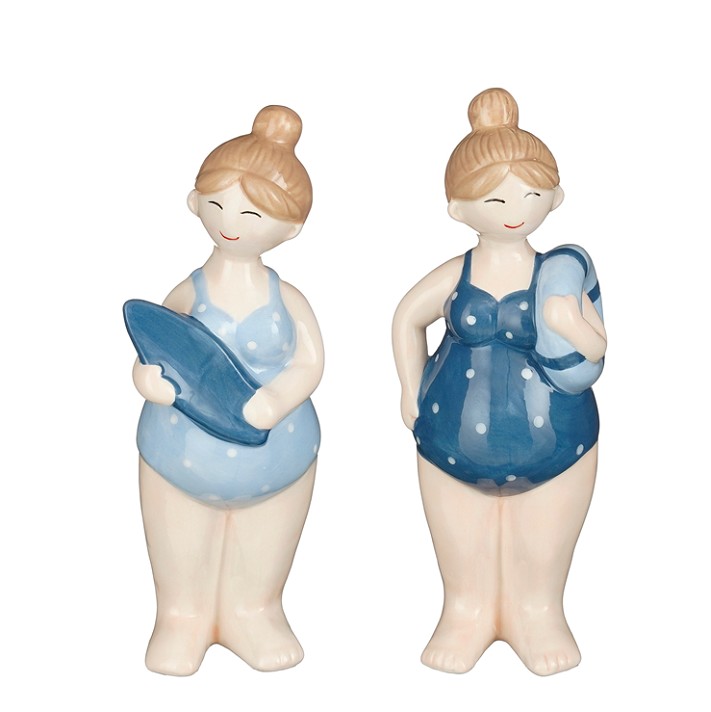 Escultura LadyBlue 7x6.5x19Hcm