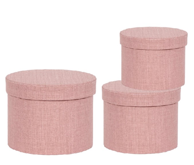 Sombrerera Dolce Rosa (Set 3uds)