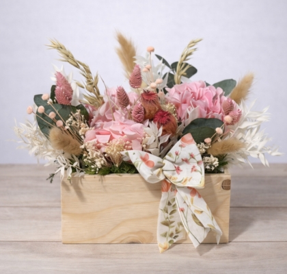 .Caja Flowers Rose 12Ax22Lx30Hcm  "T5"