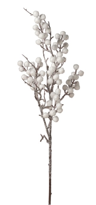 Rama Berry Frost Artificial Blanca 78cm