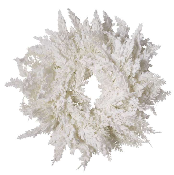 Corona Cipres Blanca �40cm