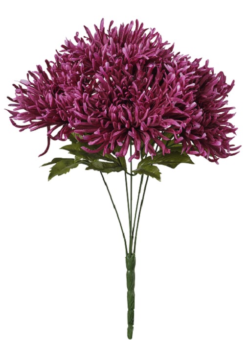 Ramo Uniflora Artificial Morado 46cm