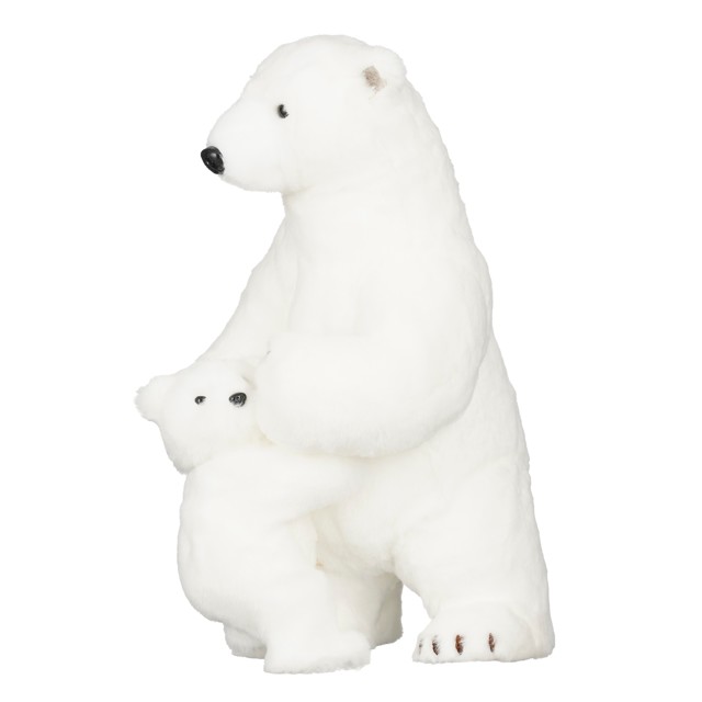 Oso Polar Mommy&Eddy 27x22x42Hcm