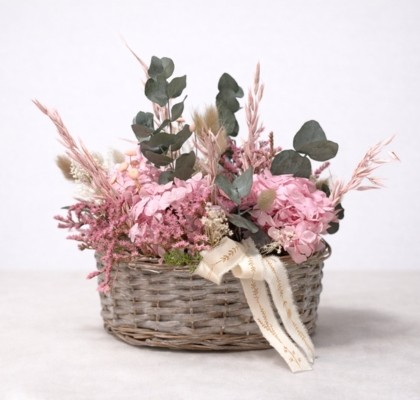 .Cesta Flowers Rose 10Ax22Lx25Hcm  "T5"