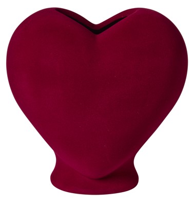 Jarron Cuore Burdeos 19x13x20Hcm