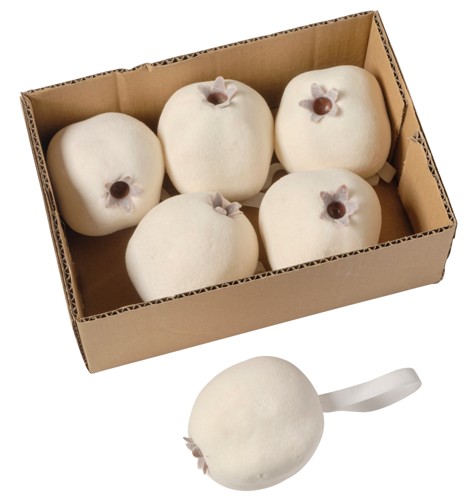 Bola Granada Blanca �7.5cm "T6"