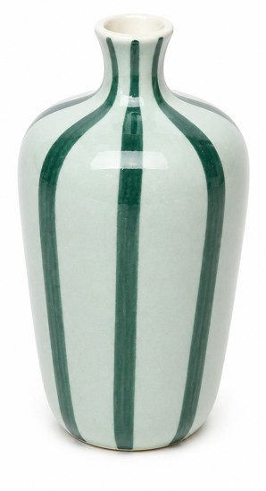 Jarron Stripped Verde �7x14Hcm