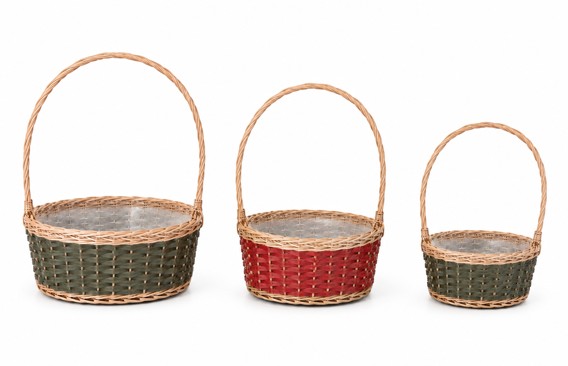 Cesta Natale (Set 3uds)