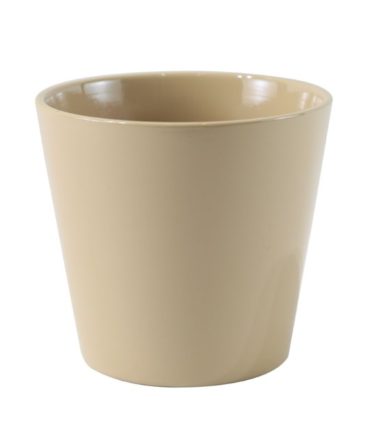 Cubremaceta Alice Beige Brillo �14x14Hcm