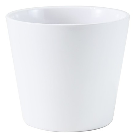 Cubremaceta Alice Blanco Brillo �16x15Hcm