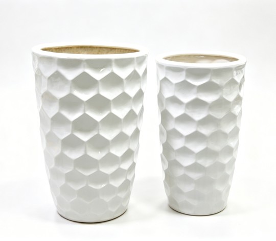 Cubremaceta Panal Blanco (Set 2uds)