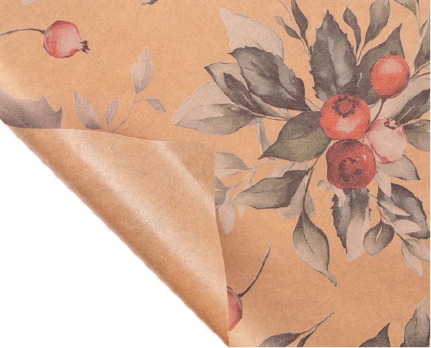 Bobina Papel Impermeable Xmas Flower 80cmx20m