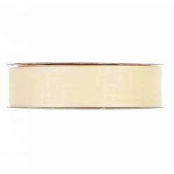 Cinta Organza Cristal Crema 25mmx50m