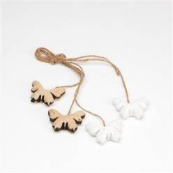Colgante Mariposa Madera (x4uds)