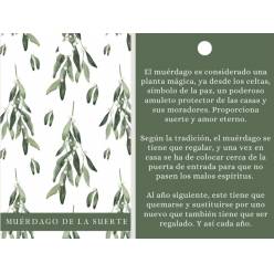 Tarjetas Muerdago (x100uds)