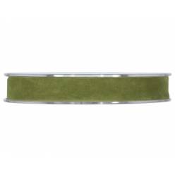Cinta Doble Velvet Verde Musgo 15mmx7m