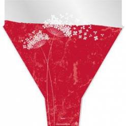 Funda Buquet Flower Wishes Roja 44x50x12cm (x50uds)