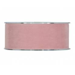 Cinta Doble Velvet Rosa Palo 40mmx7m