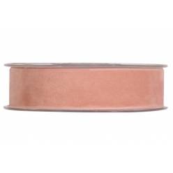 Cinta Doble Velvet Salmon 25mmx7m
