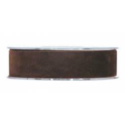 Cinta Doble Velvet Marron 25mmx7m