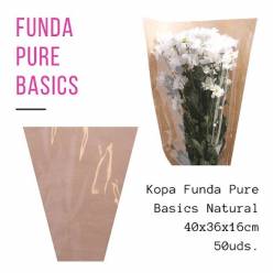 Funda Pure Basics Natural 36x40Hcm (x50uds)