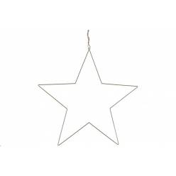 Estrella de Metal Oro 78cm