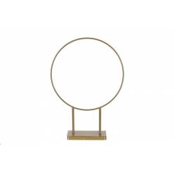 Aro Base Metal Oro 38x10x48.5Hcm