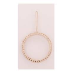 Aro Algodon Crema 18cm (x2uds)
