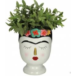 Maceta Frida Ojos Cerrados 17Ax16Lx22.1Hcm