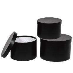 Cajas Enigma Carton Negra (Set 3uds)