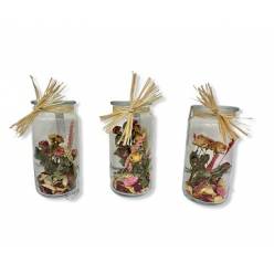 Jarron Cristal Mixto (4uds)