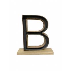 Letra B Classic con Peana 24x26.5Hcm aprox