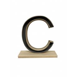 Letra C Classic con Peana 24x26.5Hcm aprox