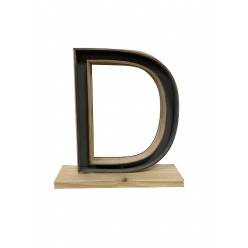 Letra D Classic con Peana 24x26.5Hcm aprox