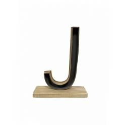Letra J Classic con Peana 24x26.5Hcm