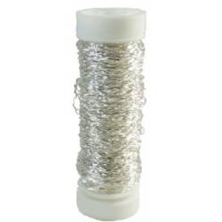Alambre Zig Zag Plata 0.3mmx140m 100g
