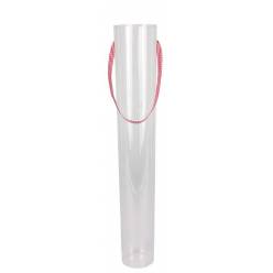 Caja Transparente de Plastico Redonda 7x50Hcm (x10uds)